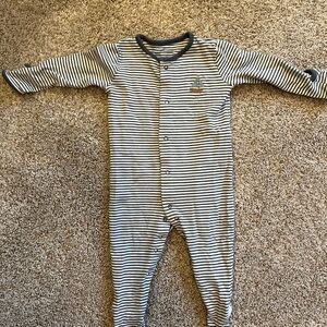 Striped Black and White Kids One Piece ANYDAY by John Lewis